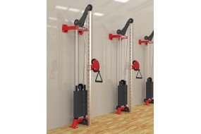 Wall Pulley Station - 112kg Weight Stack