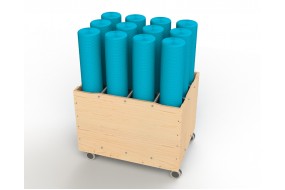 Foam Roller and Yoga Mat Trolley